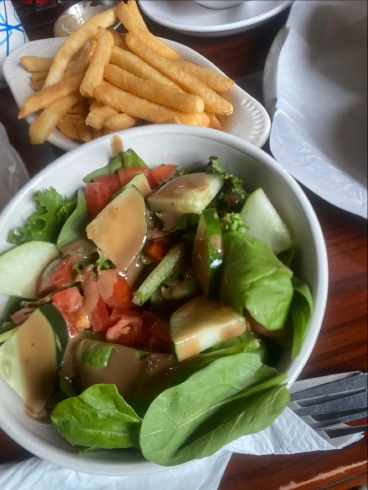 Side Salad and Fries
